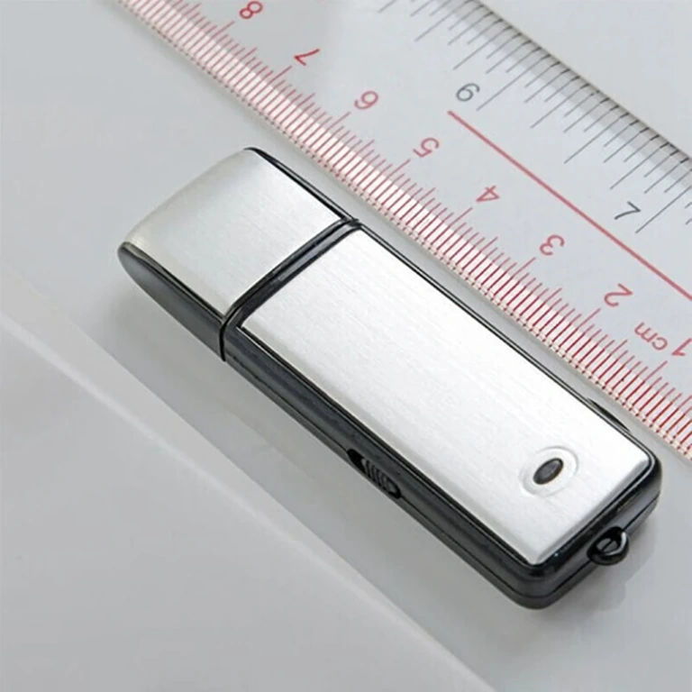 Discreet USB Stick for Audio Recording Discreet USB stick with invisible LED indicator for recordings
