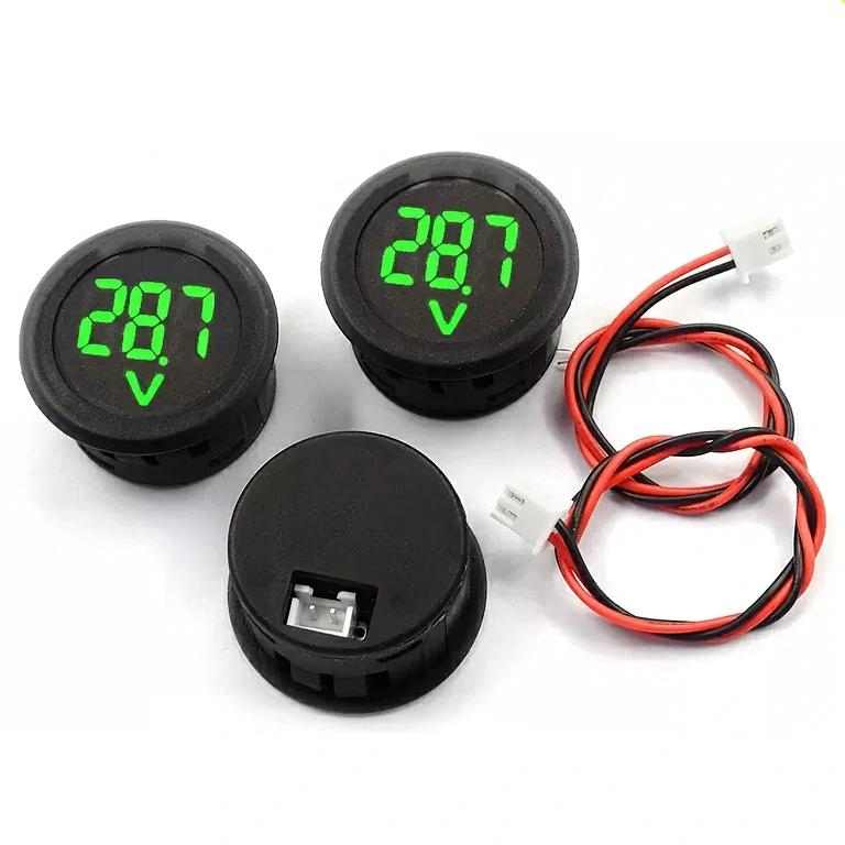 Digital Voltmeter for 12V DC Current Digital voltmeter for DC current, 12V voltage