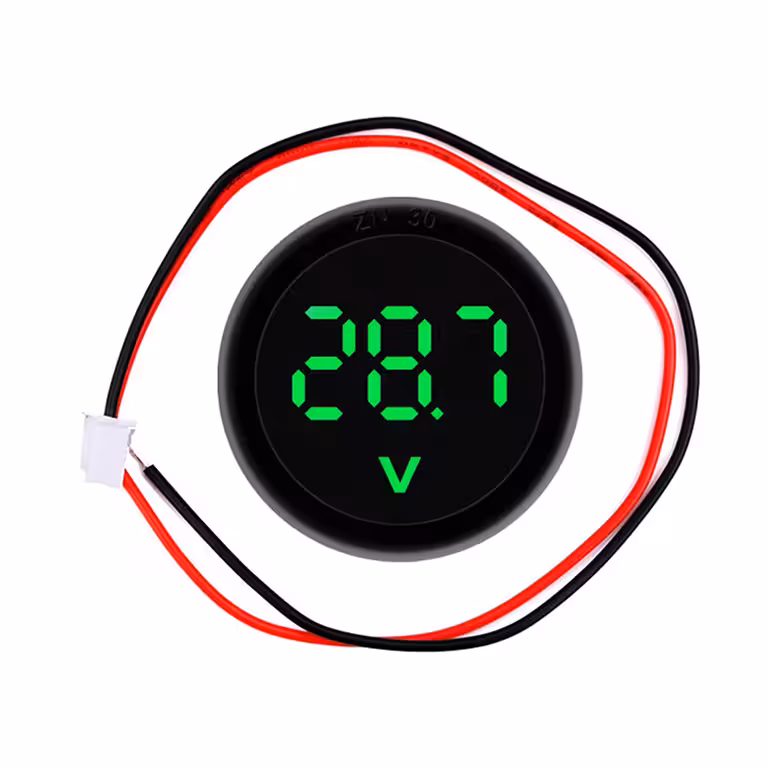 12V Digital Voltmeter for Car Batteries – Accurate DC Measurement 4–100V
