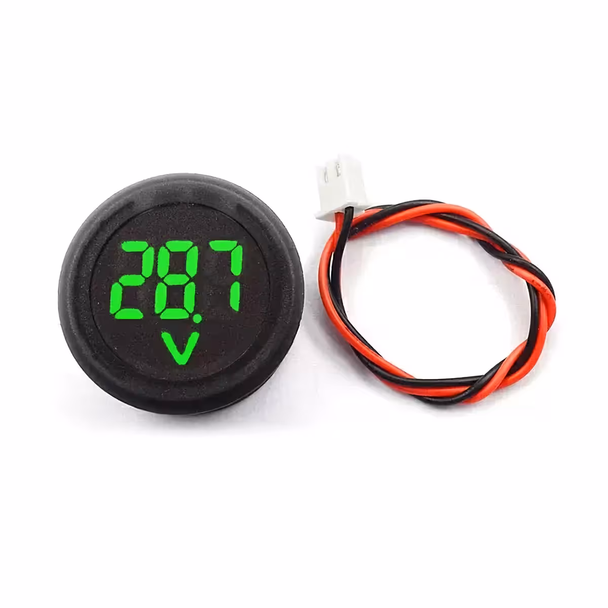 Car digital voltmeter with 15cm power cable