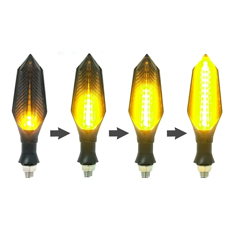 Dynamic orange indicators for electric scooter