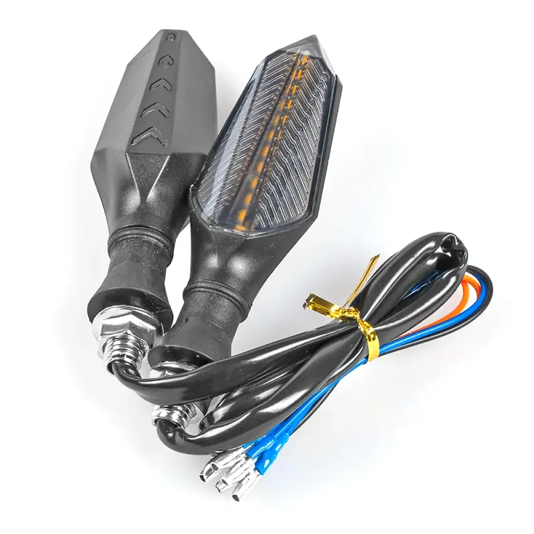 Orange LED indicators for electric vehicles
