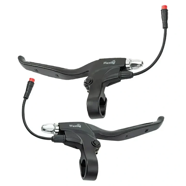 Left and right brake levers for electric scooters