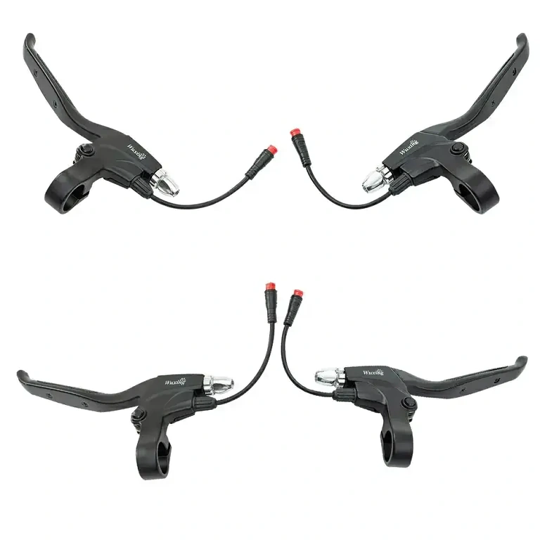 Left and right brake levers for electric vehicles