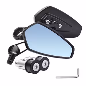 Universal Rearview Mirrors for Motorcycle, ATV, Bicycle, Electric Scooter – 360° Adjustable Aluminum