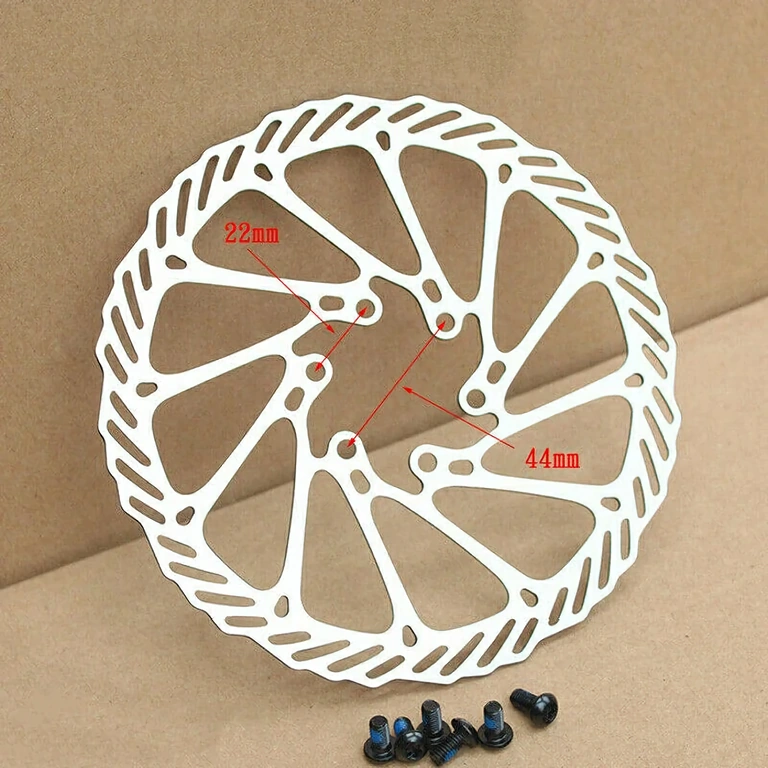 Avid G3 160mm stainless steel rotor with 6 holes and bolts