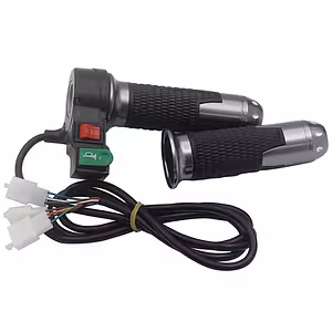 Electric Scooter and E-Bike Throttle 12V-72V with Horn Button and Speed Levels