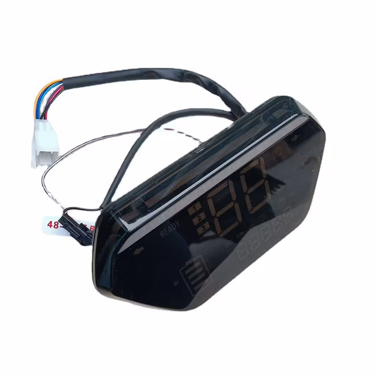 Digital speedometer display for urban scooter