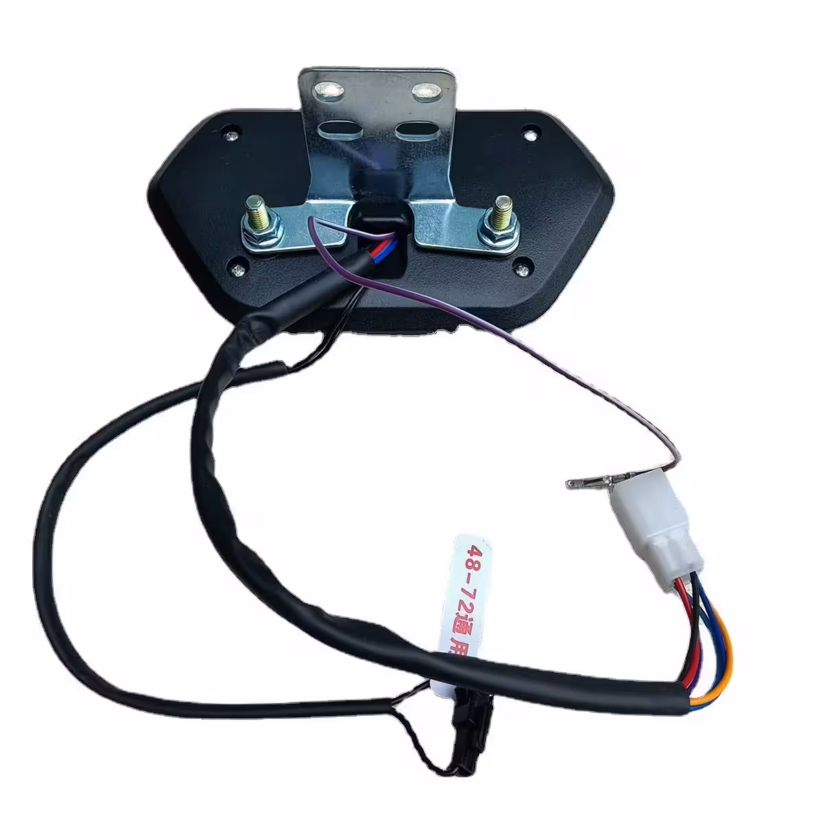 Display with multiple functions: speed, indicators, distance