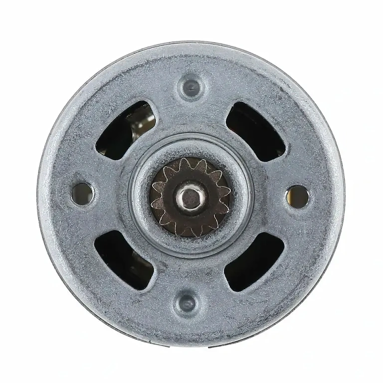 DC motor with 12-tooth metal pinion for RC and DIY applications