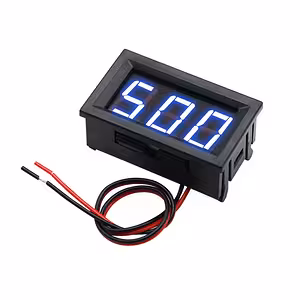 Digital Panel Voltmeter for AC 220V – Blue LED Display, Single-Phase and Three-Phase