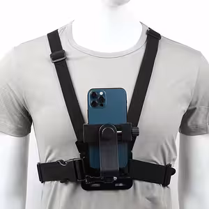 Chest Strap Mount for Phone and GoPro – Adjustable Harness System