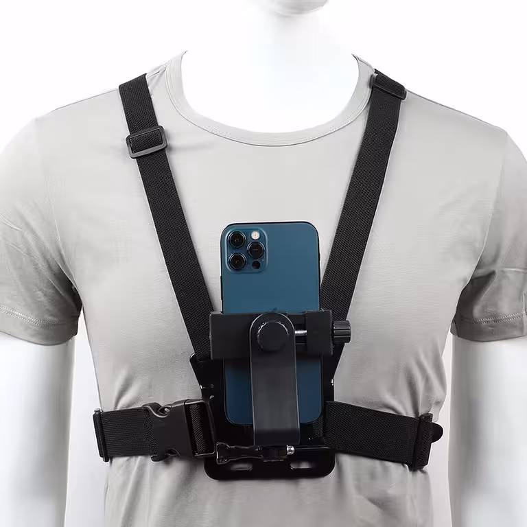 Chest Strap Mount for Phone and GoPro – Adjustable Harness System