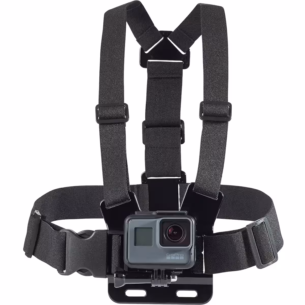 Sports mount for attaching camera to chest during activities