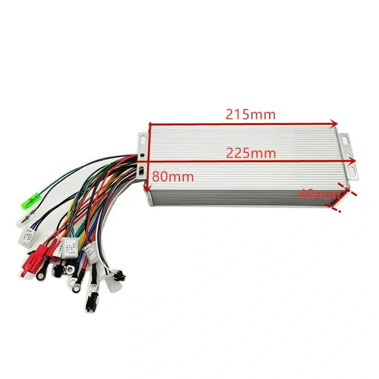 Controller with anodized aluminum housing for heat dissipation