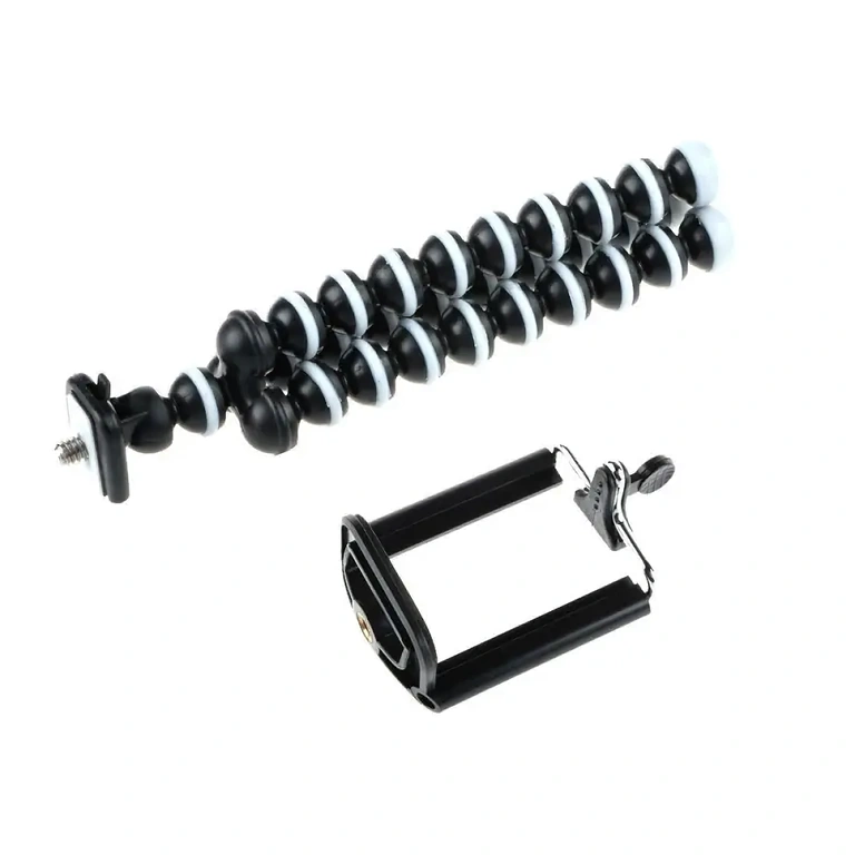 Tripod remains stable after adjustment, for clear photos