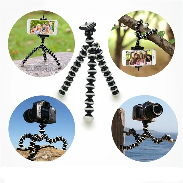 Universal system with 1/4 screw for secure device mounting