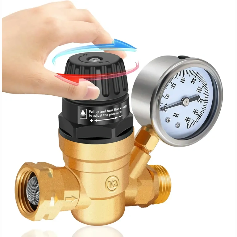 Water pressure adjustment valve Adjustable valve for controlling water pressure in home and industrial systems