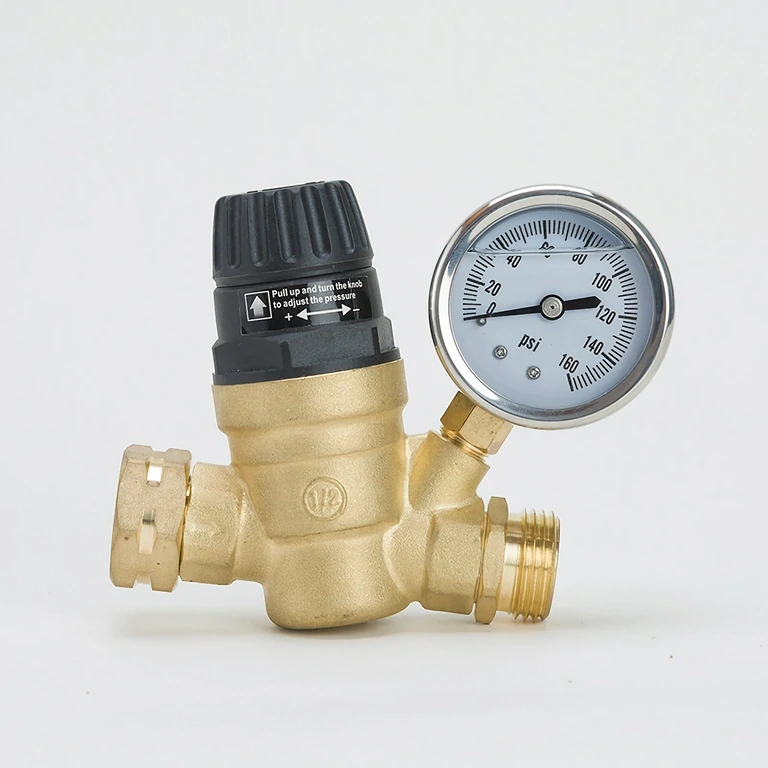 Universal water pressure regulator Regulator compatible with multiple applications: booster, boiler, pump, caravan