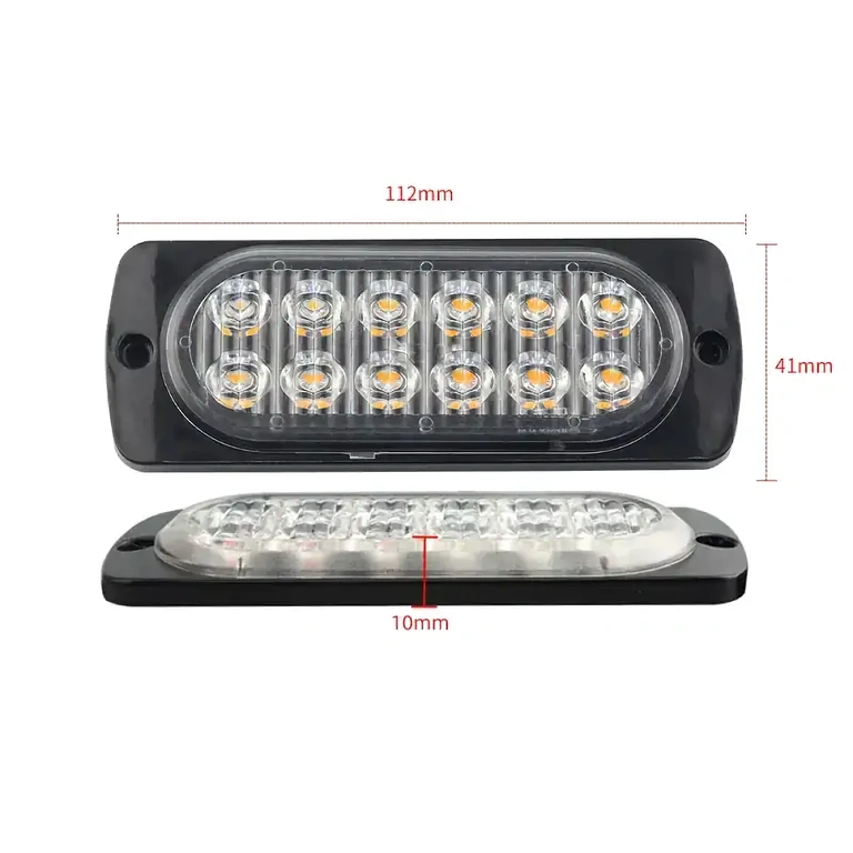 Waterproof and dustproof yellow auto strobe, suitable for any weather