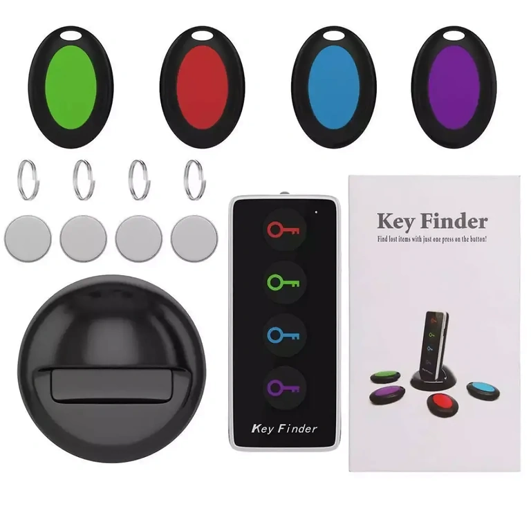 Remote with flashlight and smart tags for quick location