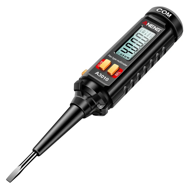 True-RMS function for accuracy Voltage tester with True-RMS measurements for accurate readings