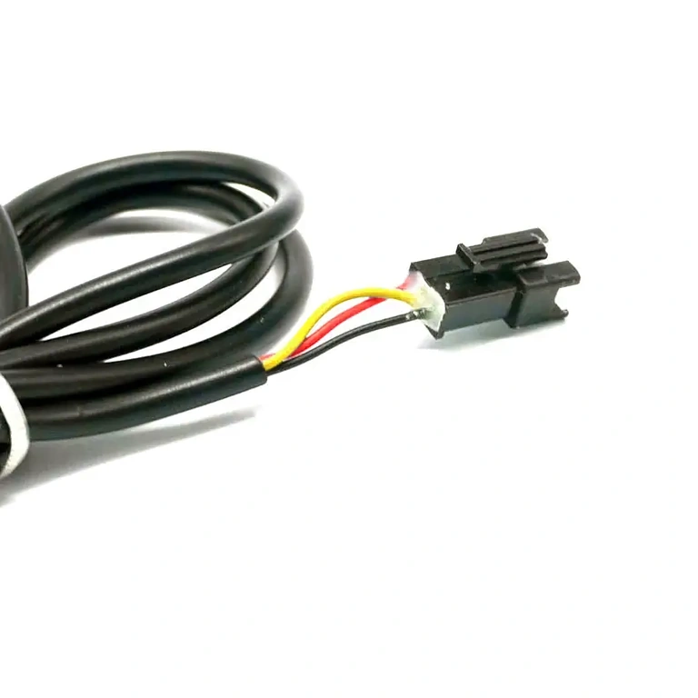 Connecting cable with JST connectors and 3 wires: red, yellow, black