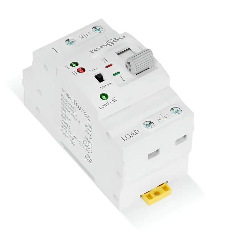 Terminal detail – ATS Close-up of ATS connection terminals