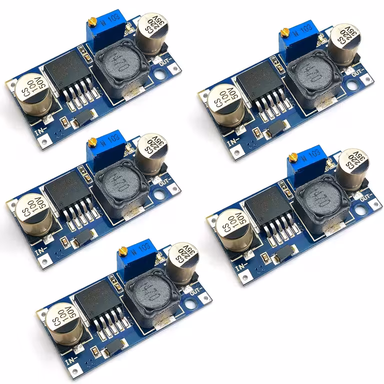 Set of 5 LM2596S DC-DC Step-Down 3A Adjustable Voltage Buck Converter Modules