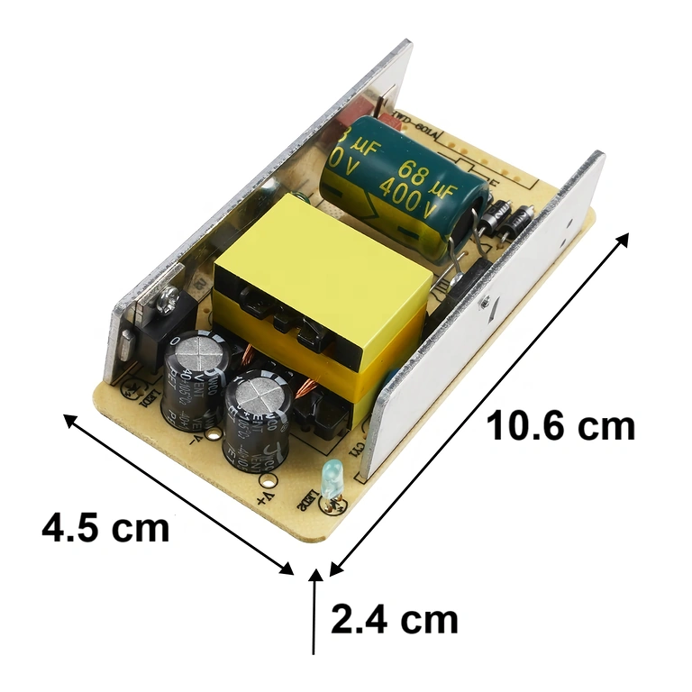 Slim 24V LED power supply, ideal for LED strips