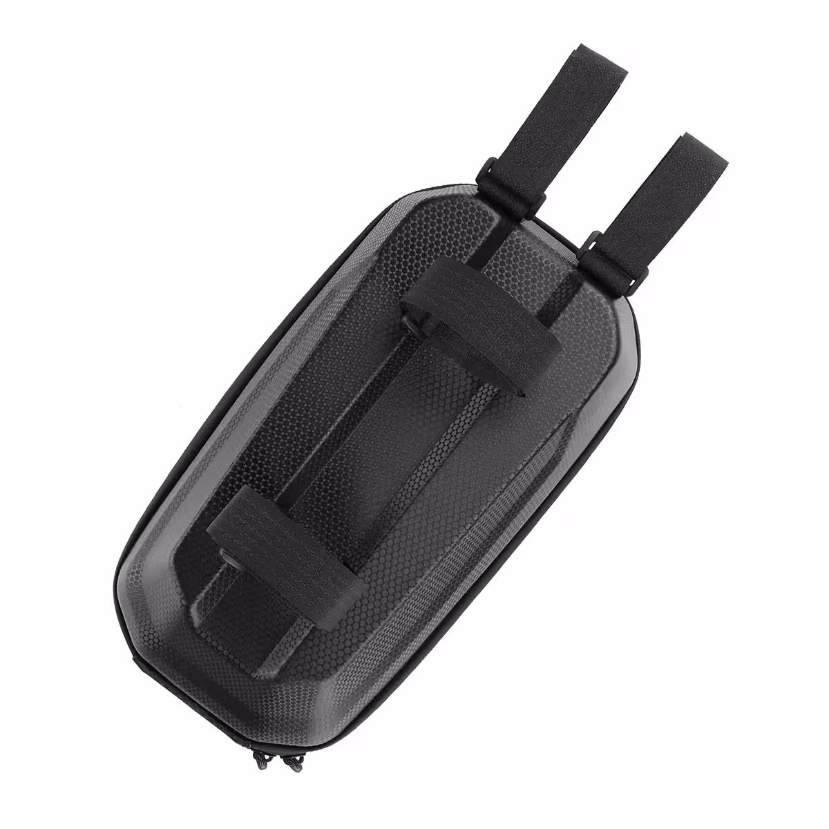 Electric scooter bag with straps for frame attachment