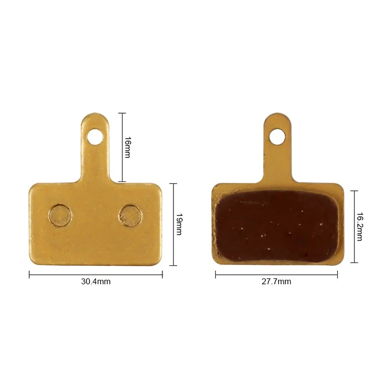 Shimano B01S Brake Pad Dimensions Exact dimensions of Shimano B01S brake pads: 35 x 30.8 x 4 mm