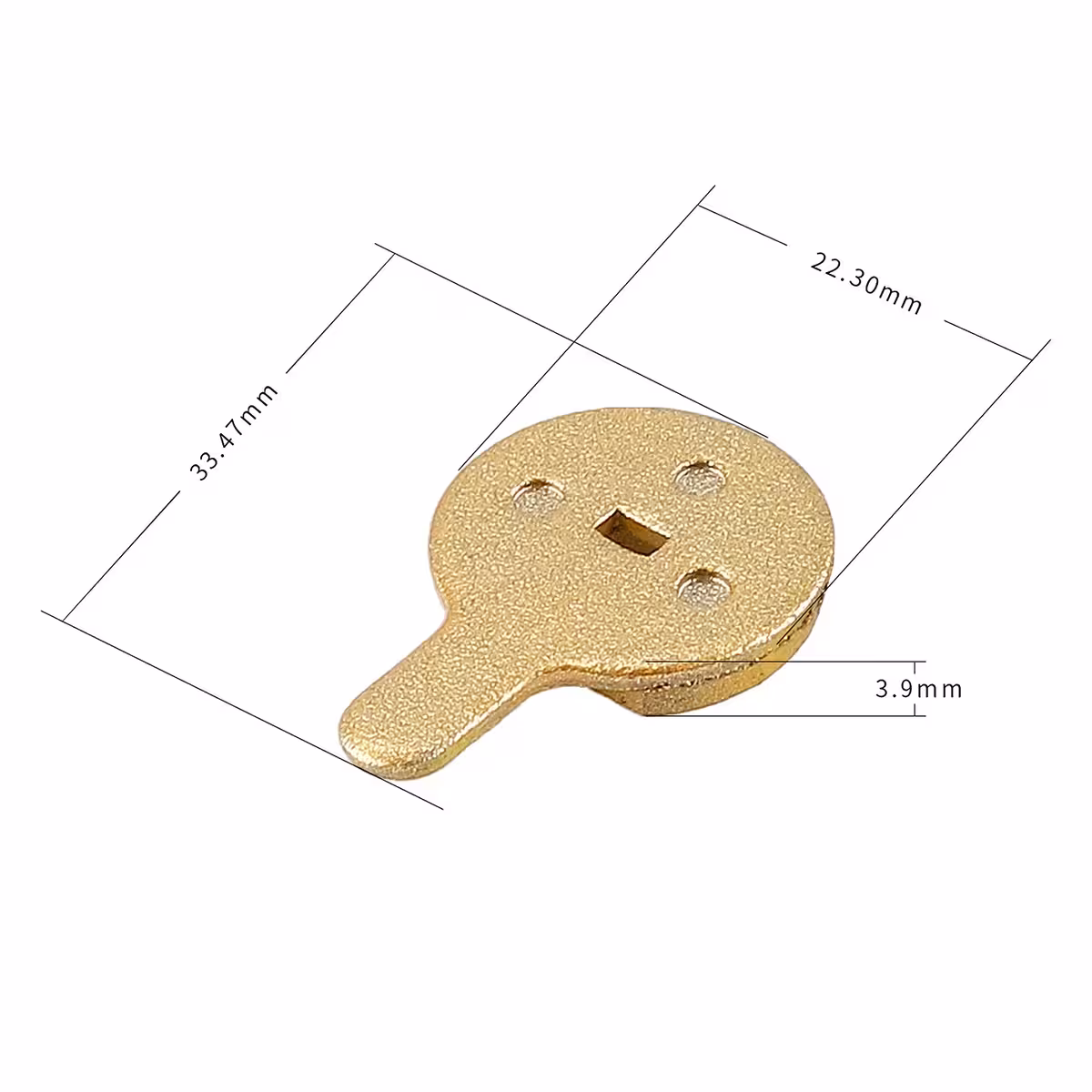 Sintered copper material for quality brake pads