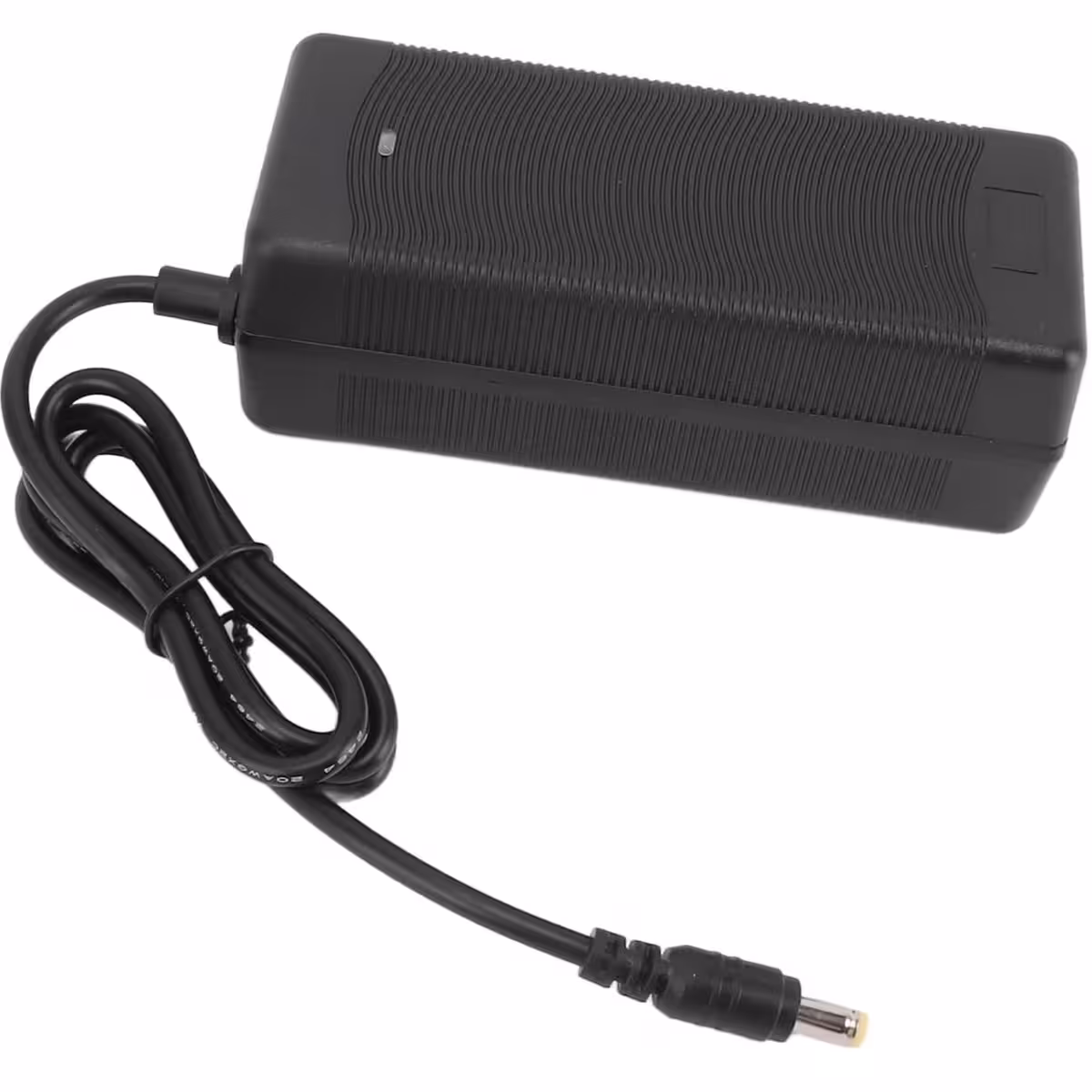 48V–54.6V 2A charger for scooters, bikes, and electric scooters, with protection and LED indicator