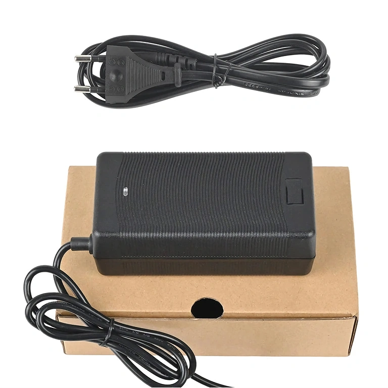 Charger with IEC C13 Plug 48V–54.6V 2A charger with IEC C13 connector, suitable for Citycoco and Harley scooters