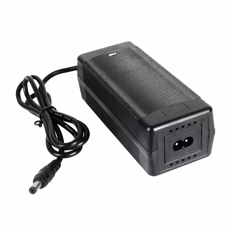 48V Li-Ion Charger 54.6V 2A for Electric Scooter, Bicycle, and E-Scooter