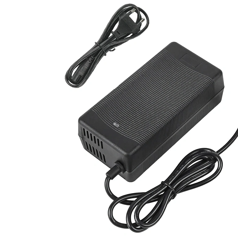 Charger with XLR 3-Pin Plug 52V–58.8V 2A charger with XLR 3-pin plug, stable and safe for scooters and e-bikes