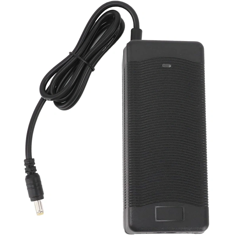 24V Li-Ion Charger – LED Indicator 24V 2A charger with red LED for charging and green for fully charged battery