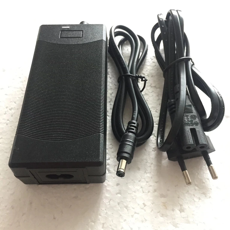 24V Li-Ion Charger – General Perspective 24V 2A charger – generic photo showing the complete product