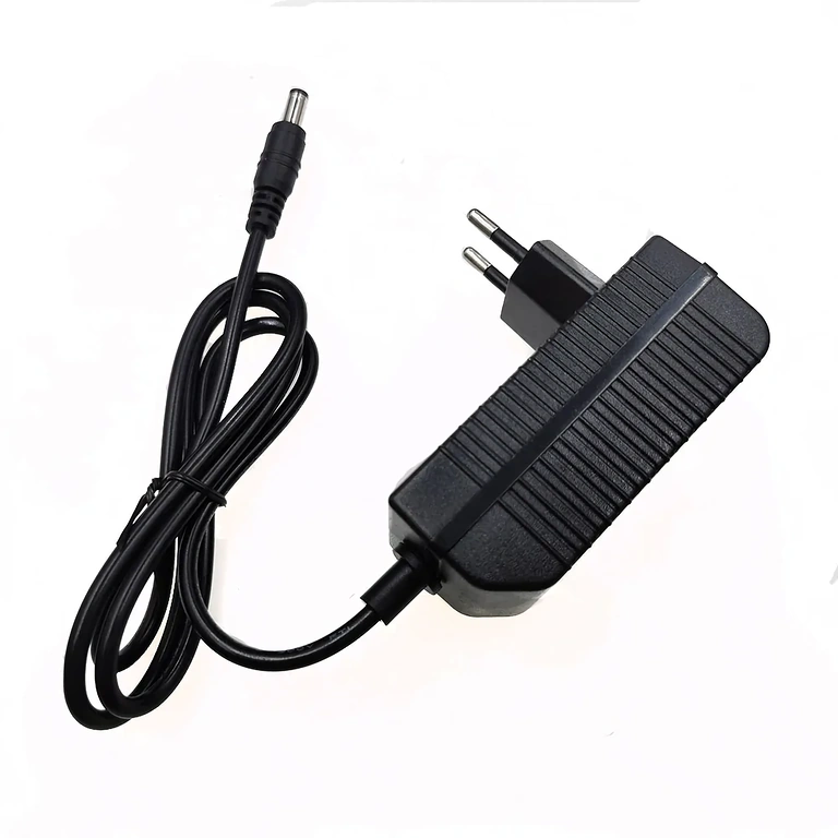 16.8V 2A Li-Ion charger – variable angle photo, showing compact and portable design for 14.4V batteries