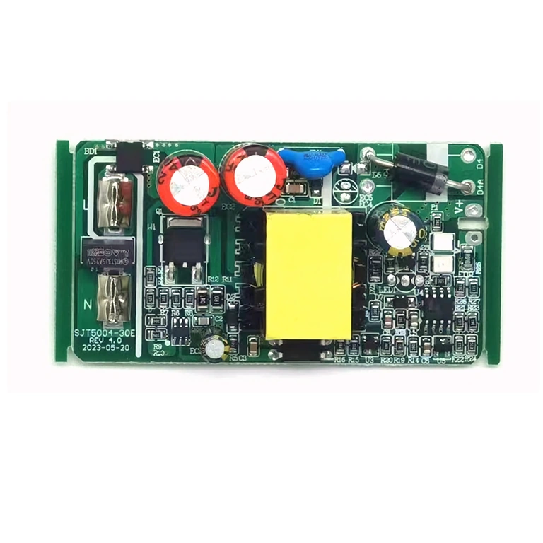 Internal board of 16.8V 2A Li-Ion charger – components and circuits for 14.4V battery charging