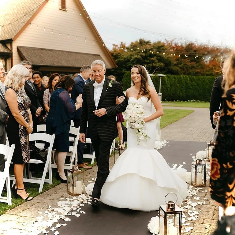 Artificial white petals used as props for romantic photography