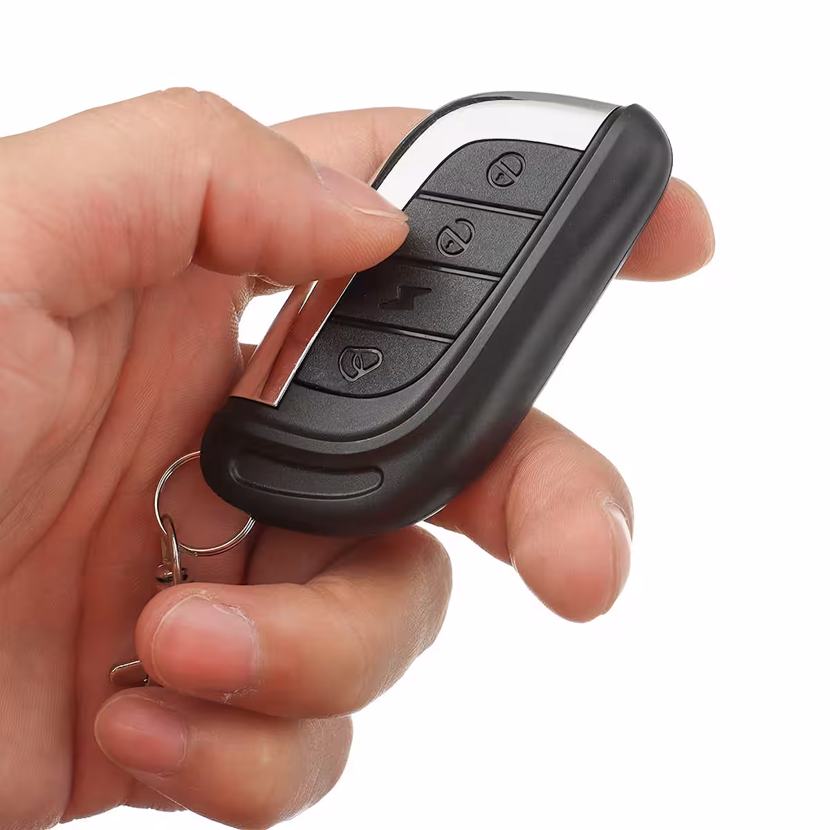 Remote for activating and deactivating scooter anti-theft alarm