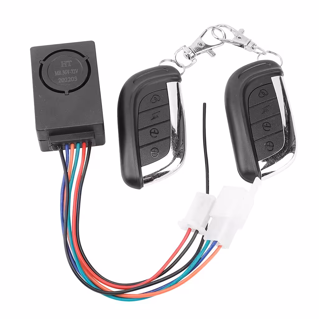 Electric Scooter, Bicycle, and E-Scooter Alarm with Remote – Anti-Theft Protection for Harley