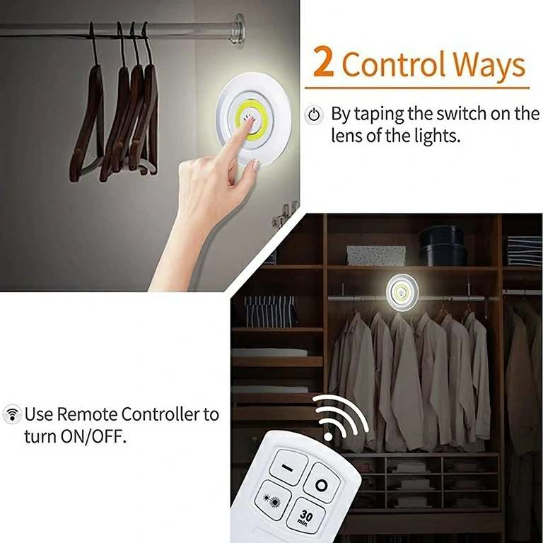 LED set with remote for easy and fast lighting control