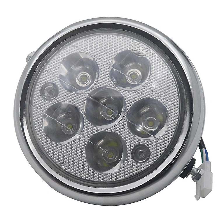 5-Inch Round LED Headlight for Citycoco Electric Scooter, Powerful Illumination