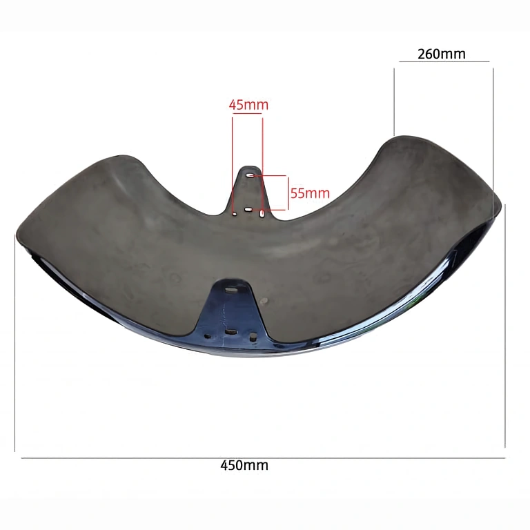 Citycoco Front Fender – Side View