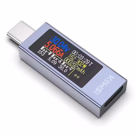 USB-C Multimeter Kowsi KWS-2302C – Digital Voltage, Current and Capacity Tester