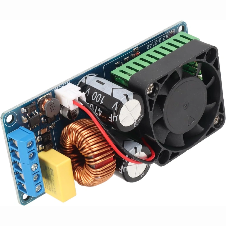 Detail of Circuit Board for 500W Mono Amplifier IRS2092