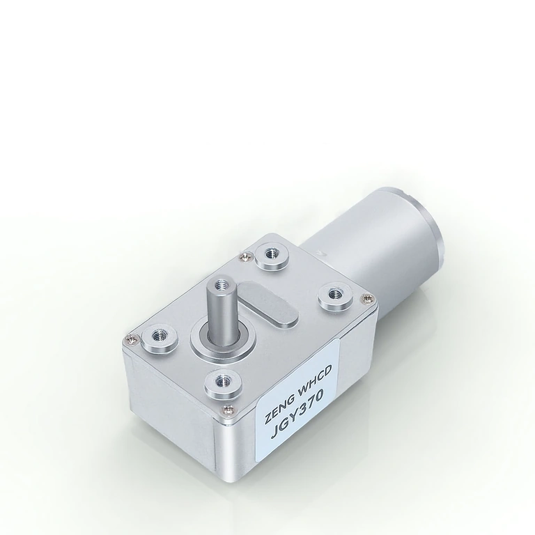 High-Quality Metal Gears on 12V Worm Motor, Wear-Resistant